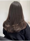 レイヤーカットハイライトショートヘアイルミナカラーオージュア