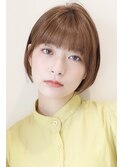 【 Ｉ. 】前下がりストレートショートボブ前髪あり　川口