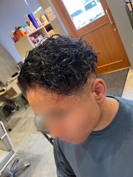 エヌアンドエー 草加店(N&A) メンズカット#5 ツイストスパイラル×スキンフェード