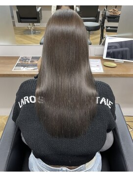 ウル 岡山駅店(ULu.) バレイヤージュハイトーンハイライトブリーチ髪質改善岡山倉敷