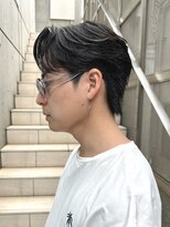センターパート/サイドパート/ニュアンスパーマ／アップバング