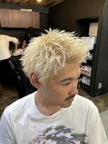 メンズ ラピス(Men's Lapis)&nbsp;スパイキーショート/ホワイトブロンド