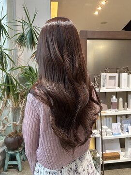 ヘアドレッシング インプローブ 前橋(hair dressing improve) ツヤ感たっぷりショコラブラウン