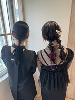 お呼ばれヘア◎タイトアレンジ◎ツインアレンジ