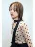 [ダメージレスの透明感]ブリーチなしダブルカラー+トリートメント　￥17,760