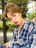 ギークス(GEEKS)&nbsp;【GEEKS渋谷】ミルクティーベージュ/冬カラー/マッシュショート