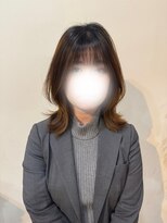 トータルビューティーサロン プリエ(prier) ミディアムレイヤー/レイヤーカット/韓国風スタイル/外ハネボブ