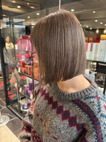 ニューヨークニューヨーク テラッソ姫路店(NYNY)&nbsp;切りっぱなしボブ/ミルクティーベージュ/