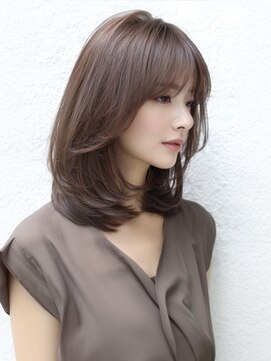 アルトリスト(Altruist Aging×HAIR&SPA) ★ダークアッシュ大人ガーリーボブ着物ミディアムレイヤーカット