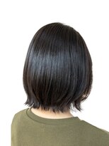 クオリス 上板橋店(QUALIS)&nbsp;20代30代40代小顔切りっぱなし大人ボブイヤリングカラー