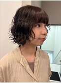 くしゃっとラフに、抜け感パーマ