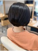 本八幡×ショートボブ×ブリーチなしカラー