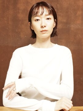 シアンデルカ(CYANDELUCCA) 大人のぱっつとボブ/ショートヘア