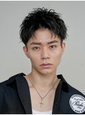 スパイキーパーマツイストスパイラル2wayバングショート10代20代