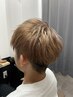 メンズカット＋全体ブリーチカラー￥13900
