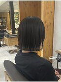 切りっぱなしボブstyle