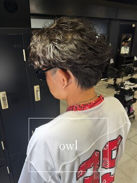 アウル 心斎橋(owl) フェザーパーマ/センターパート/メンズカット/men's/パーマ