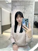 【前髪】似合わせアイドル風カット 