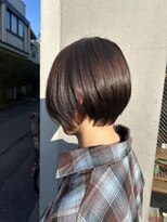 チップタップ 保谷店(tip top) イヤリングカラー×ショートボブ