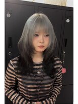 エル オオサカ 心斎橋店(L. OSAKA)&nbsp;ブルーシルバー/グラデーション/レイヤーカット