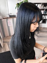 オラプラノ(olaplano)&nbsp;レイヤーカット×ブルーブラック