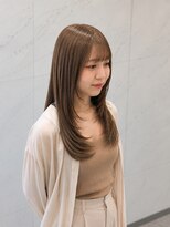 ベイリコルド(Bei Licoldo.)&nbsp;レイヤーカット ミルクティーベージュ 夏の透け感