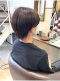 【見附　今町】マッシュ　センターパート　ショートウルフ
