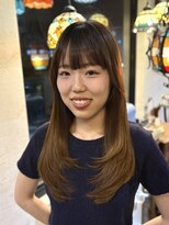 フェイバー 警固店(FAVOR)&nbsp;ふんわりくびれレイヤー × ナチュラルベージュ/福岡/天神/警固
