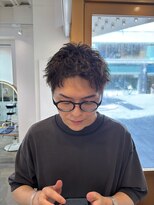 チュール バイ ラランジェ 横川店(ture by LARANJE)&nbsp;アップバングショート×ニュアンスパーマ