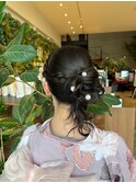 【藤枝】浴衣ヘアアレンジ/和装ヘア