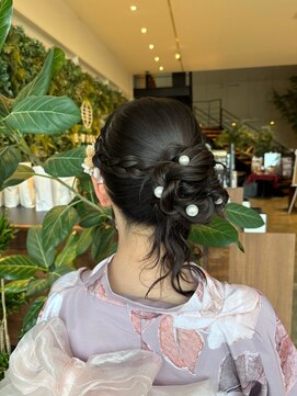 ビーワールド(B WORLD) 【藤枝】浴衣ヘアアレンジ/和装ヘア