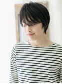 黒髪で好感度◎サイドパートショートD
