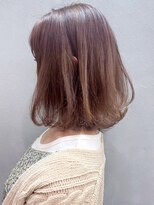 アイティー バイ アルバム 中野店(IT by ALBUM)&nbsp;ピンクラベンダー_スリークボブ厚めバングローライト_ba286681