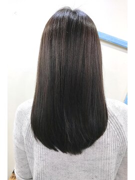 ファム 札幌大通(fam) 30代40代★大人かわいいナチュラルストレート×暗髪