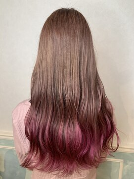 ヘアーサロン リアン 熊谷2号店(hair salon Rien) マロンベージュ/Aライン/かきあげ[埼玉/熊谷駅]