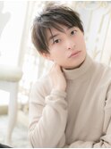 スモーキーグレージュワイルドくせ毛ショート20代30代40代b水戸