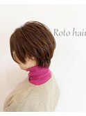 大人可愛い20代30代40代小顔ツーブロックショート【Rotohair】