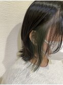 イヤリングカラー×グリーン