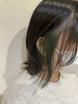 リアン 熊谷本店(Rien) イヤリングカラー×グリーン