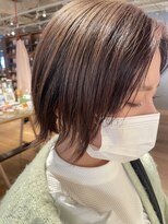 ヘアーエスクールシーユー 枚方T-SITE店(hair S.COEUR×Cu) ボブ