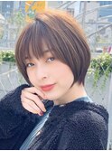 顔まわりレイヤー マッシュボブ 似合わせカット 大場猛