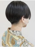 【morio成増／米村】黒髪刈り上げショート