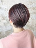 【Flor上大岡】*マニッシュショート+カシスブラウン*