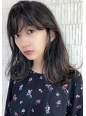 くすみカラーのハイライト＋高発色グレージュブラウン♪