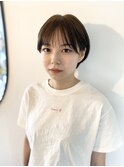 大人可愛い耳掛けマッシュショート