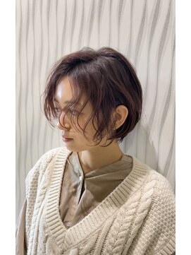アース いわき店(HAIR&MAKE EARTH) フェミニンショートボブ