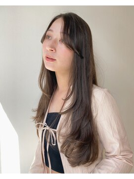 ブリンク(blink) レイヤーロング、ブラウンベージュ