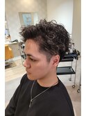 メンズソフトツイストスパイラルパーマ
