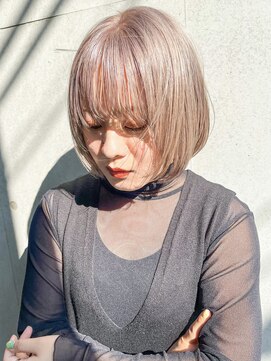 ジョルフ サロン オリジナル(JOLF salon original) 【JOLF 塩川祐輝男】パールカラーボブ