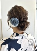 【浴衣ヘア】ダウンスタイル